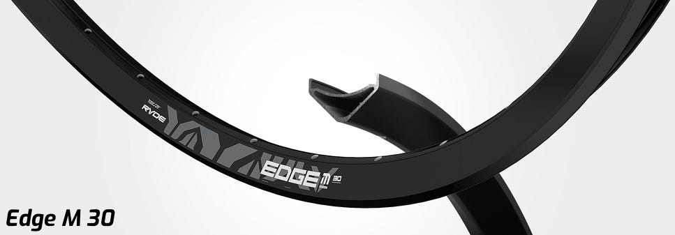 Bord de jante Ryde m30 28 622-30 32g noir