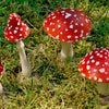 Boltze maison statue champignon h12cm