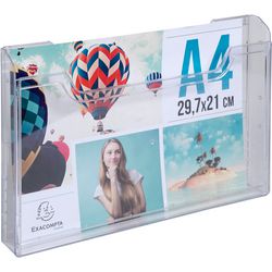 Porte brochure exacompta 65658d bureau paysage transparent
