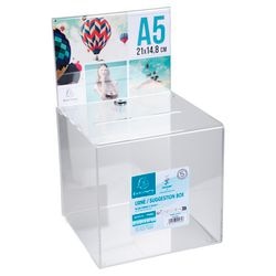 Boite à idées exacompta 89258d bureau transparente