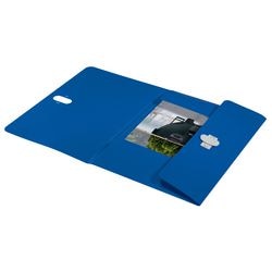 Chemise à 3 rabats leitz 46220035 bleu 100 g