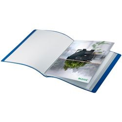Album Leitz recycle show a4 - 20 couvertures - 90 % de plastique recyclé pré et post consommation - bleu