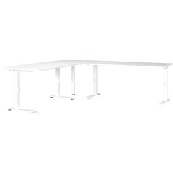 Bureau d'angle Germania 7898-84uk blanc pied C