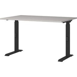 Bureau assis-debout germania 7910-630uk cachemire, pied c noir