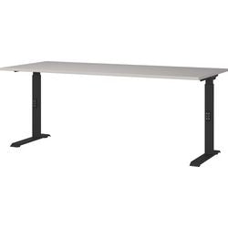 Bureau assis-debout germania 7912-630uk cachemire, pied c noir