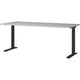 Bureau assis-debout germania 7912-630uk cachemire, pied c noir