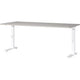 Bureau assis-debout germania 7912-617uk cachemire, blanc pied c