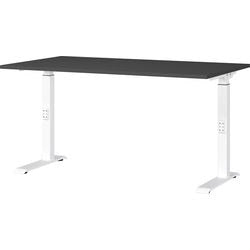 Bureau assis-debout Germania 7904-569uk graphite, blanc base C