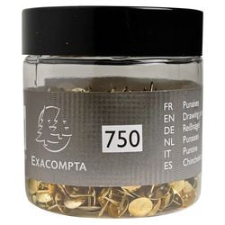 Punaises exacompta 14768e laiton 257 g