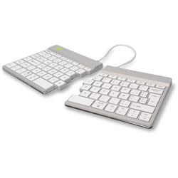 Clavier r-go tools rgosbbewlwh en plastique blanc