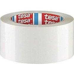 Ruban d'emballage tesa 4124 50 mm x 66 m blanc