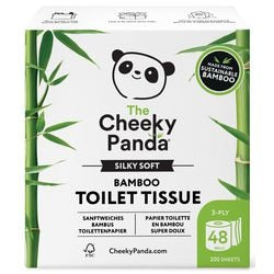 Papier toilette le panda coquin pftoilt48 blanc 3 épaisseurs