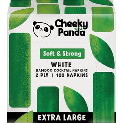 Serviettes le panda coquin pfcnapkxl4 2 plis blanc