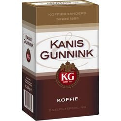 Kanis gunnink – café moulu 4055202, mouture rapide avec filtre, 500g