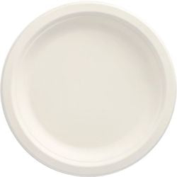Assiette plate papastar blanc 18 x 18 x 8 cm 50 pièces