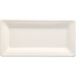 Assiette plate papastar blanc 26 x 13 x 6,5 cm 50 pièces