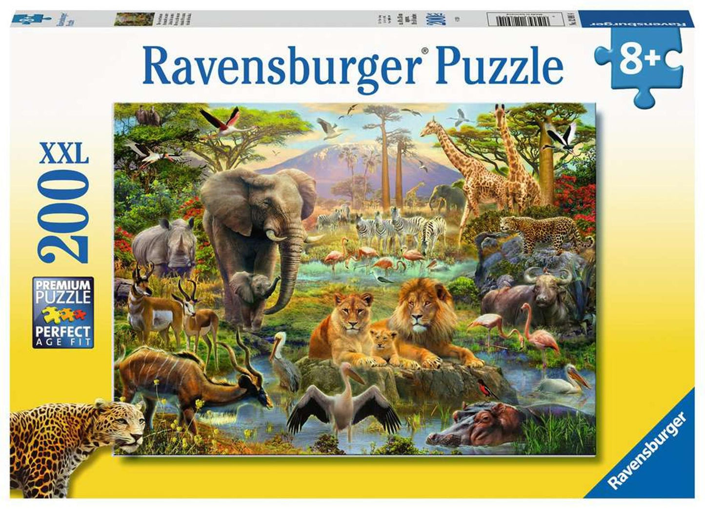 Ravensburger - Animals of the Savannah Puzzle 200 pièces xxl