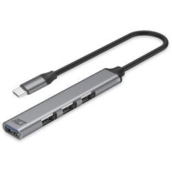 Act Connectivité USB-C Hub, 3x USB-A 2.0 et 1x USB-A 3.0