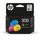 Cartouche d'encre hp originale 7fp20ue cyan, magenta, jaune