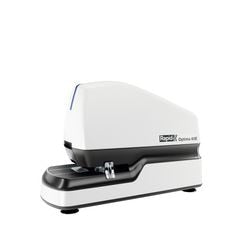 Agrafeuse électrique rapide sans contact Rexel optima 60e - agrafer jusqu'à 60 feuilles - blanche