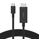 Câble adaptateur Belkin AVC012BT2MBK USB-C mâle vers HDMI mâle