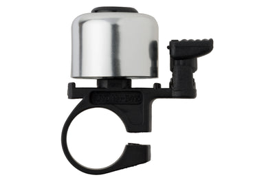Cordo cloche de vélo mini argent noir