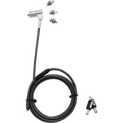 Câble antivol dicota d31700 2 m argent, noir