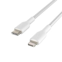 Câble de chargement belkin caa004bt1mwh blanc pomme Lightning vers USB-C mâle