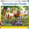 Ravensburger Puzzle du puzzle XXL Horses sauvages à la rivière, 300e.