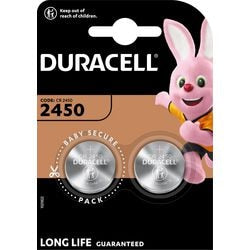 Pile bouton duracell 5000394152137 cr2450 2 pièces