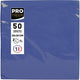 Serviettes pronappe 2 couches bleu 10 x 10 x 9,5 cm