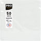 Serviettes pronappe 2 épaisseurs blanches 10 x 10 x 9,5 cm
