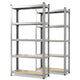 Ty armoire karat lakota mdf, tôle d'acier 750 x 300 x 1500 mm argent