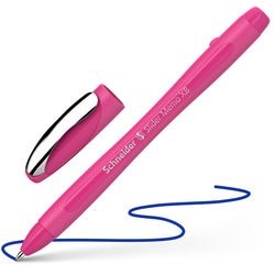 Schneider instruments d'écriture stylo à bille schneider - slider memo color edition - largeur d'écriture xb - rose vif - s-150219