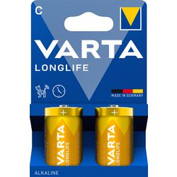 Varta Battery Longlife Alcaline LR14 C (2x)