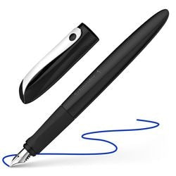 Stylo plume Schneider papeterie Schneider - ondulé - noir - plume m - s-162131