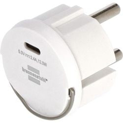 Adaptateur de prise brennerstuhl USB-C 1 port 1508110010