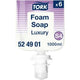 Tork savon pour les mains 524901 mousse de luxe transparent