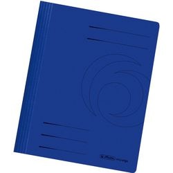 Attache rapide herlitz 11036969 bleu a4 paquet de 10