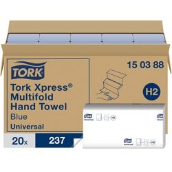 Serviette Tork 150388 bleue 2 couches