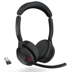 Jabra move2 55, casque supra-auriculaire uc (noir, stéréo, USB-A, Link380a, certifié pour Google Meet et Zoom)
