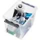 Boîte de rangement smartstore 3493070 25 l transparente