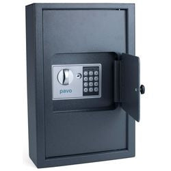 Armoire à clés pavo 8009022 serrure électronique grise