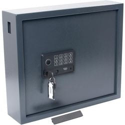 Armoire à clés pavo 8015641 gris empreinte digitale