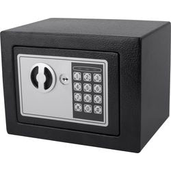 Coffre-fort de sécurité pavo 8005680, serrure à combinaison noire