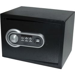 Coffre-fort de sécurité pavo 8016419, serrure à empreintes digitales noire
