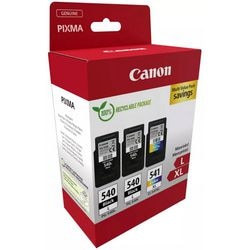 Cartouche d'encre Canon noire PG540 L et 3 couleurs CL 541 XL originale