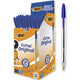 Bic boîte de 50 stylos cristal bleu