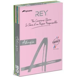 Papier coloré rey ryada160x905 assortiment de couleurs 160 g m²