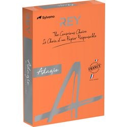 Papier coloré rey ryada160x412 orange 160 g m²